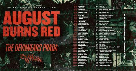 the devil wears prada 2019 setlist